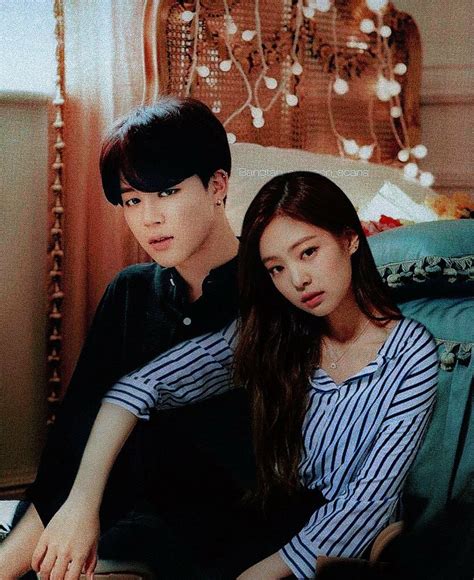 bts jimin and blackpink jennie.